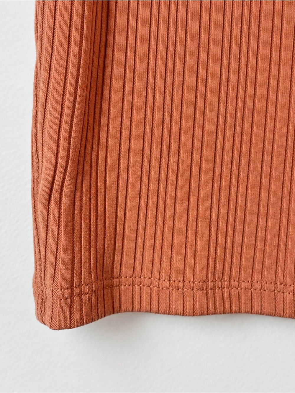 Forever 21 Terracotta Ribbed Button-Front Tank Top size medium - Picture 7 of 15
